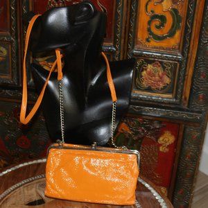 Rear Hobo International Yellow Mustard Vintage Leather Leanne Crossbody